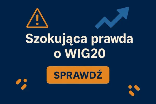 Szokująca prawda o WIG20! Wykres wzrostu i przycisk "Sprawdź" sugerują pilną analizę sytuacji na giełdzie.